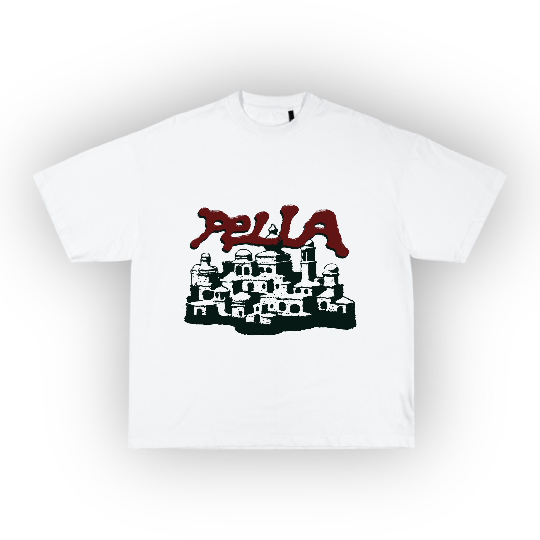 001 - Heavyweight graphic tee in white