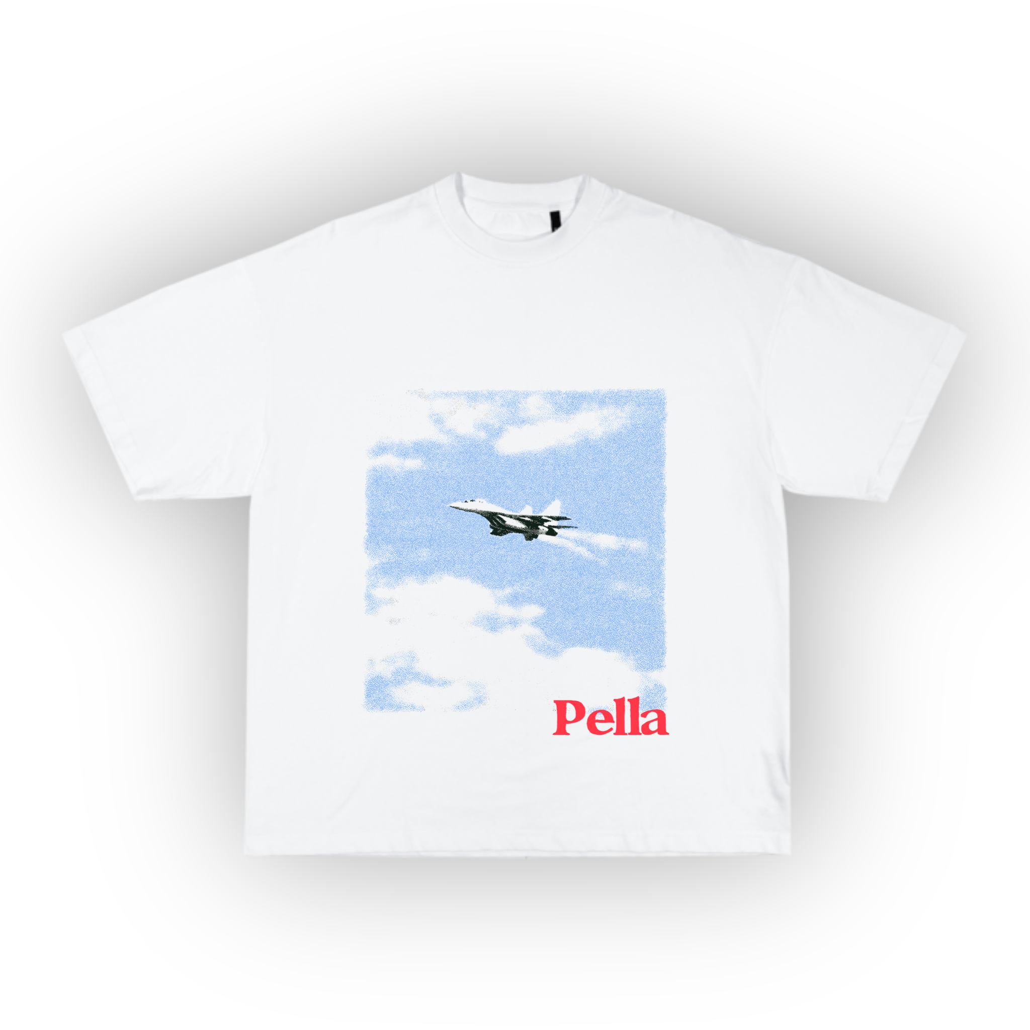 007 - Heavyweight Graphic tee in white